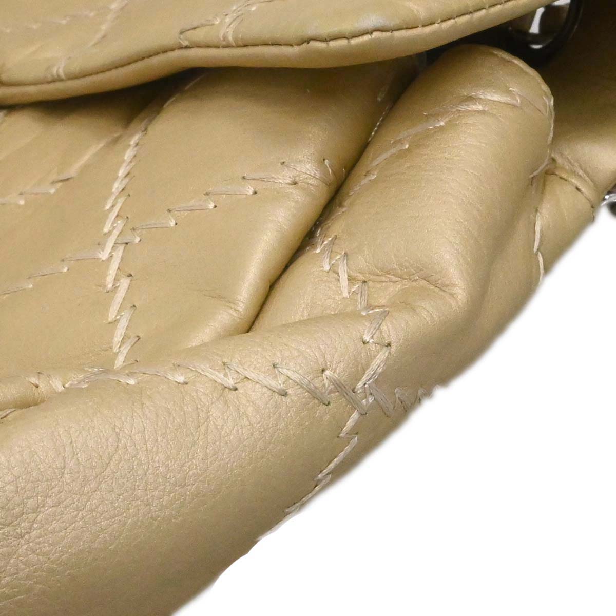 Chanel 2011 Gold Lambskin Ultra Stitch Shoulder Bag