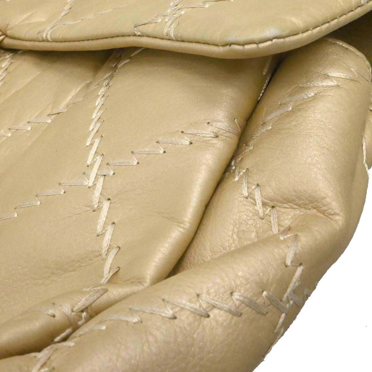 Chanel 2011 Gold Lambskin Ultra Stitch Shoulder Bag