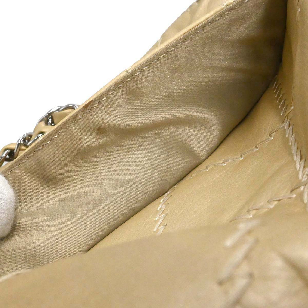 Chanel 2011 Gold Lambskin Ultra Stitch Shoulder Bag