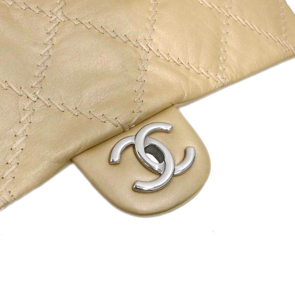 Chanel 2011 Gold Lambskin Ultra Stitch Shoulder Bag