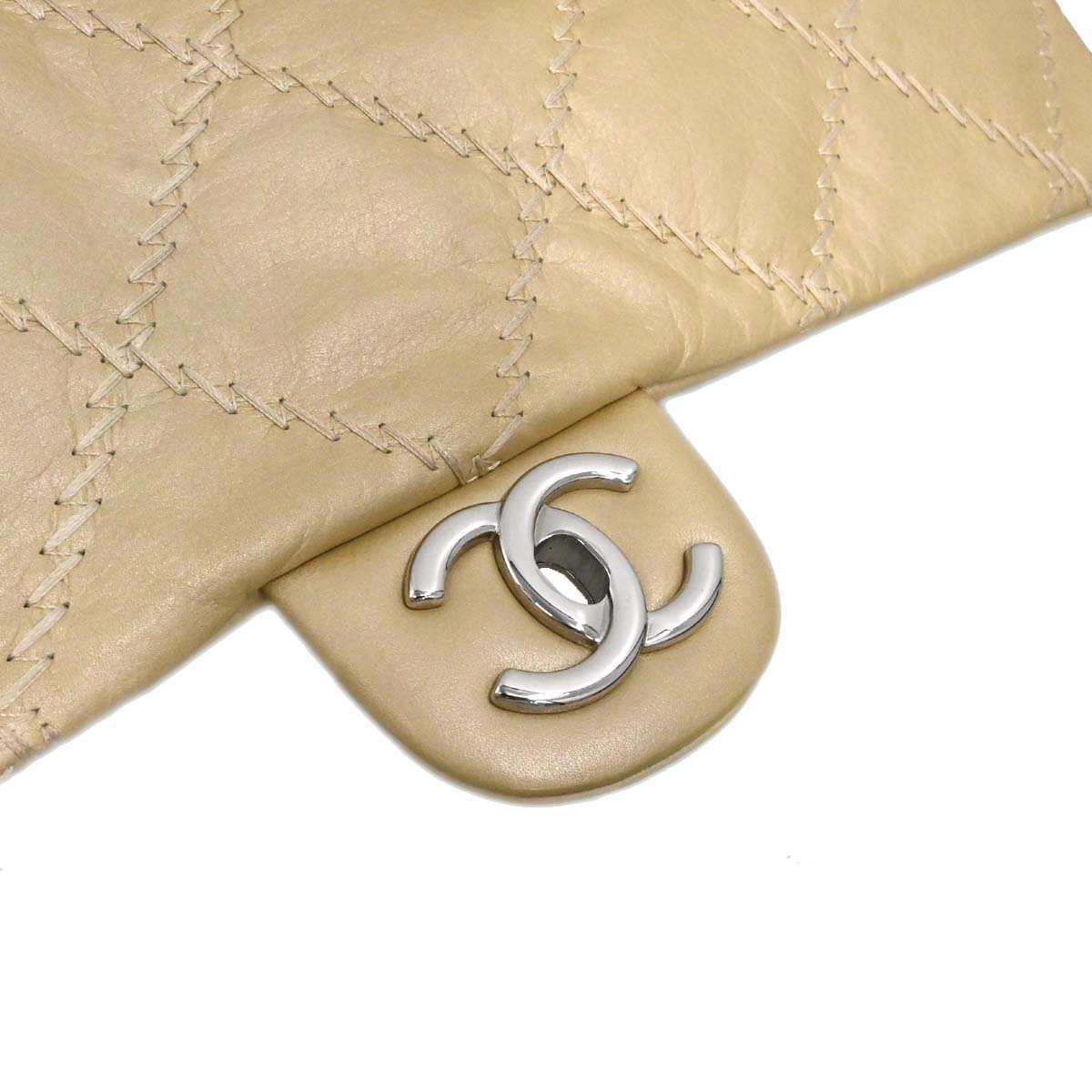Chanel 2011 Gold Lambskin Ultra Stitch Shoulder Bag
