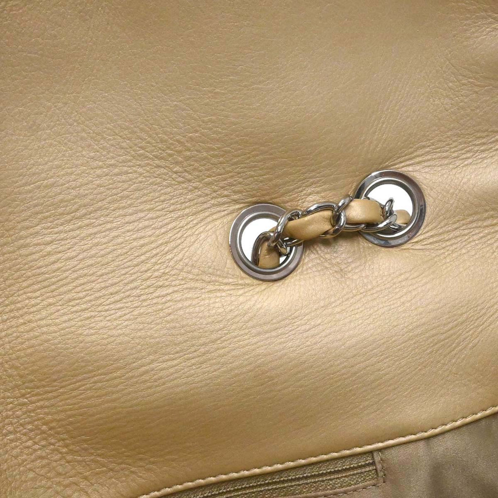 Chanel 2011 Gold Lambskin Ultra Stitch Shoulder Bag
