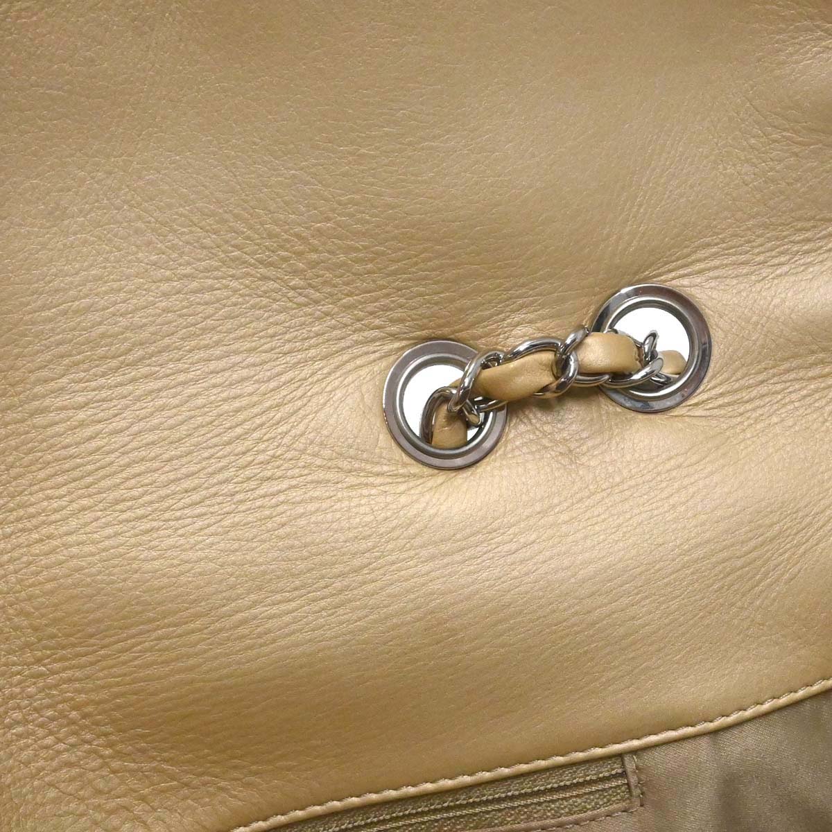 Chanel 2011 Gold Lambskin Ultra Stitch Shoulder Bag