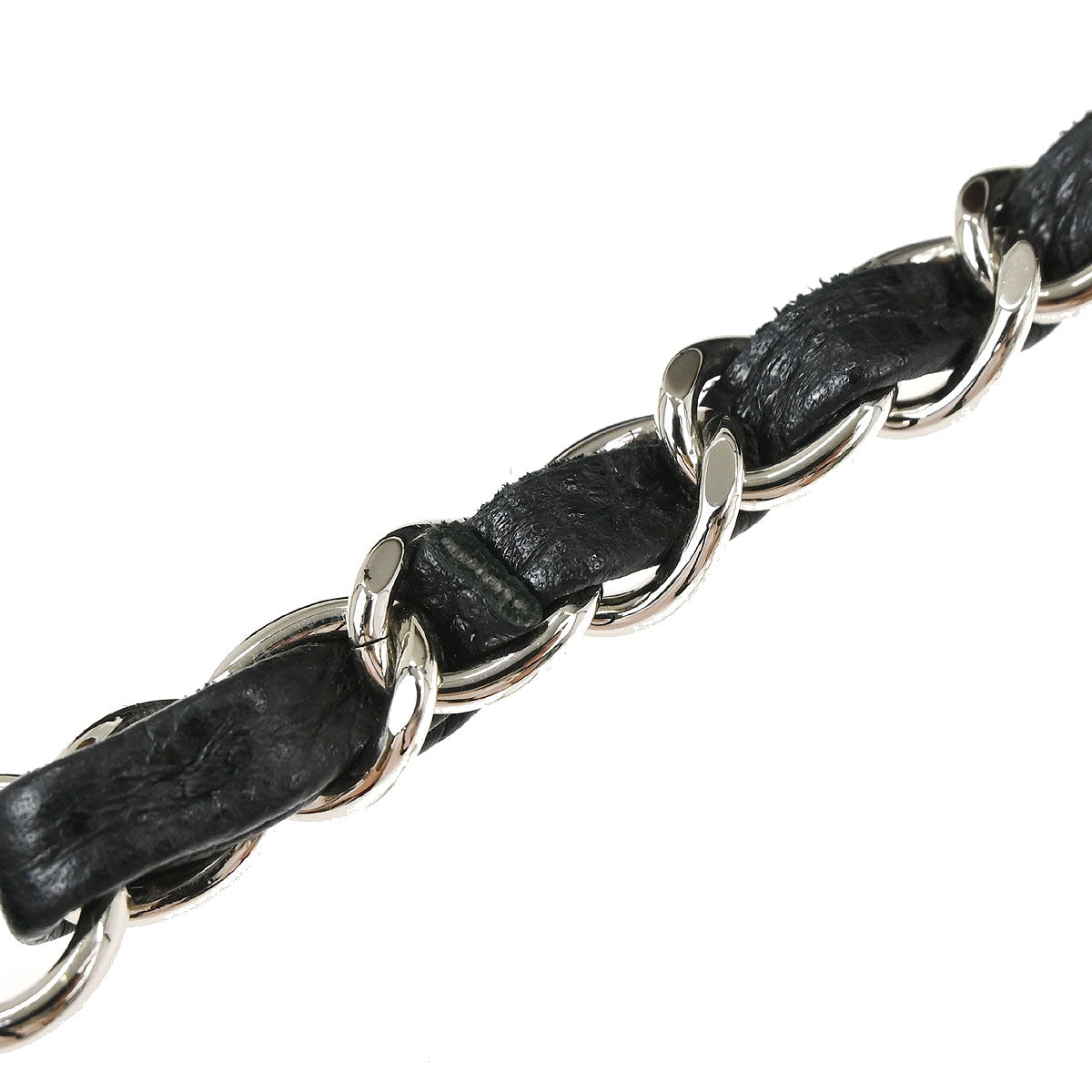 Chanel Black Caviar Skin Tote Chain Handbag