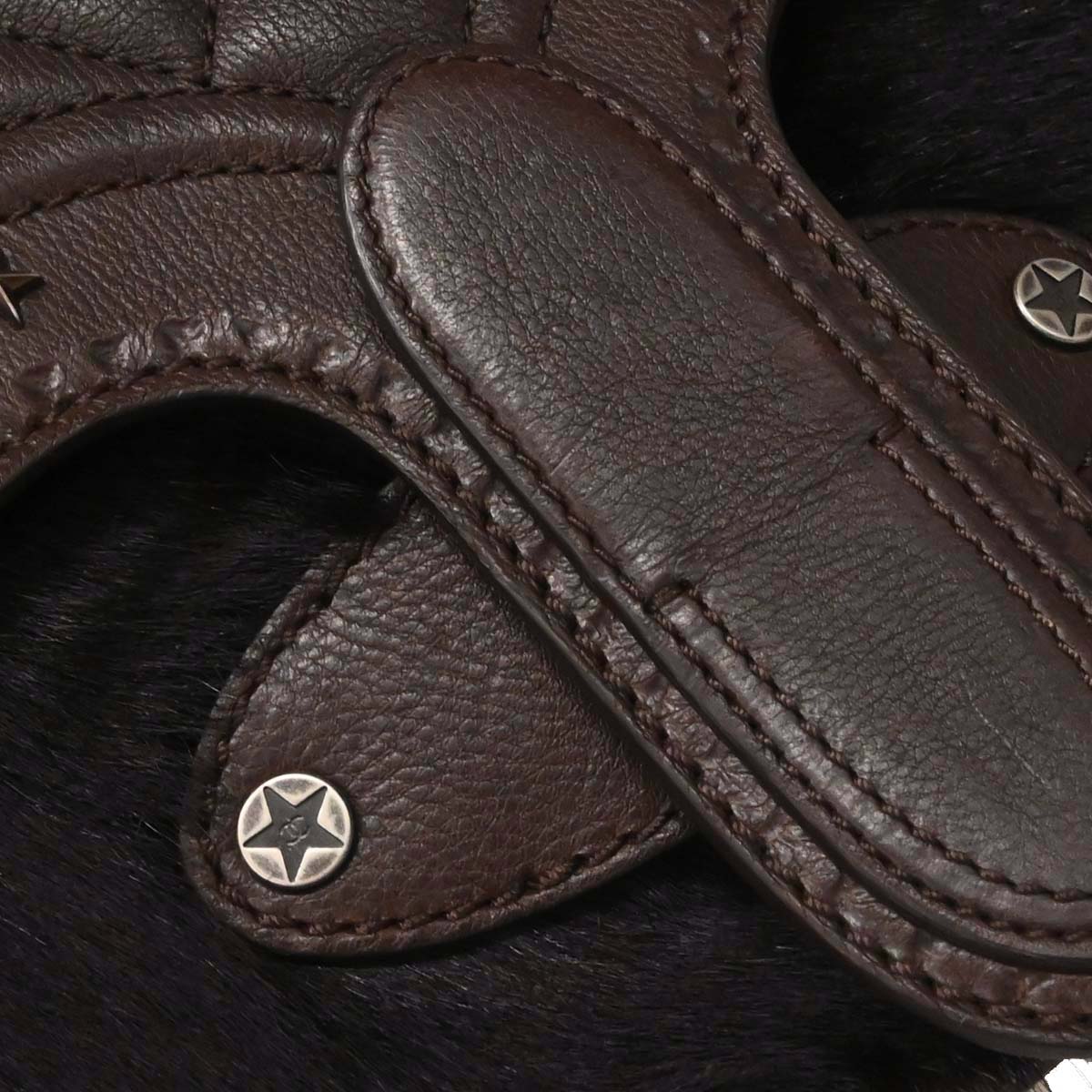 Chanel Brown Calfskin Pony Hair Paris-Dallas Saddle Shoulder Bag