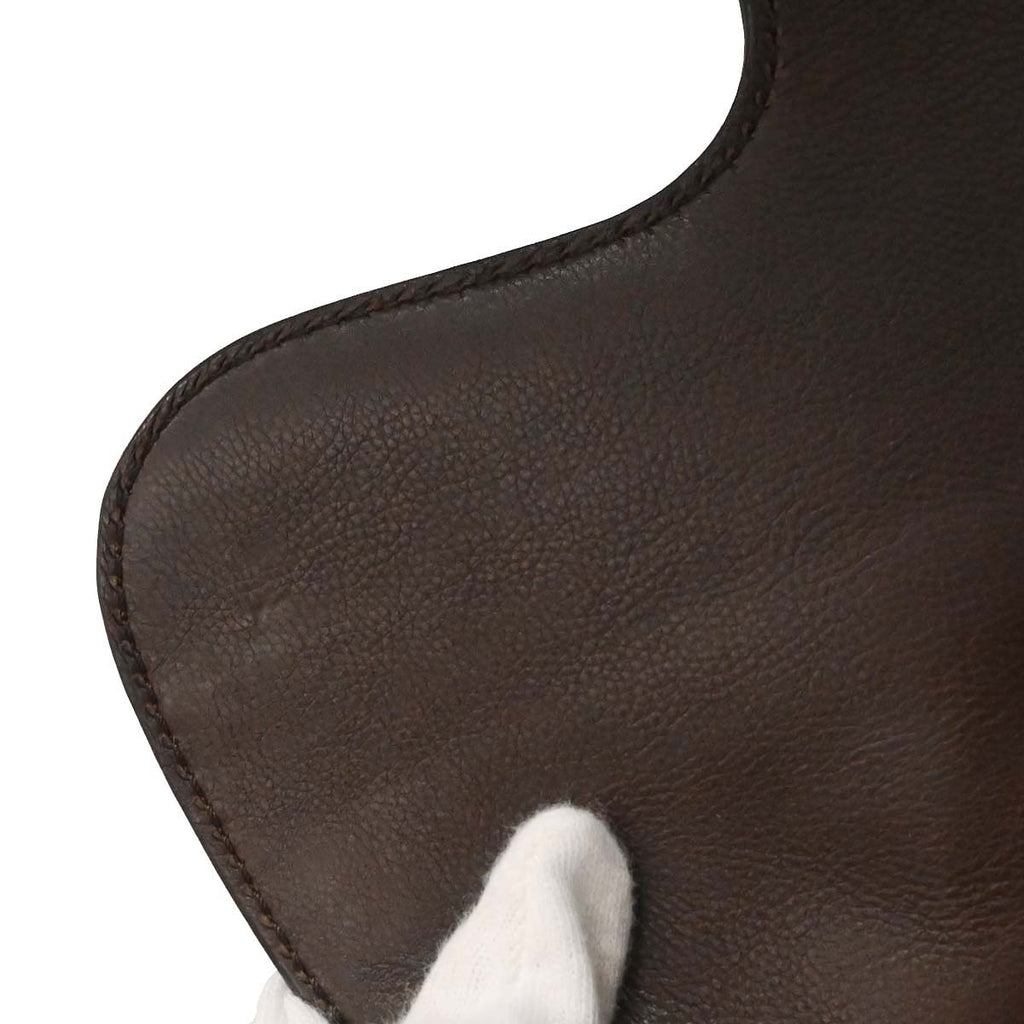 Chanel Brown Calfskin Pony Hair Paris-Dallas Saddle Shoulder Bag