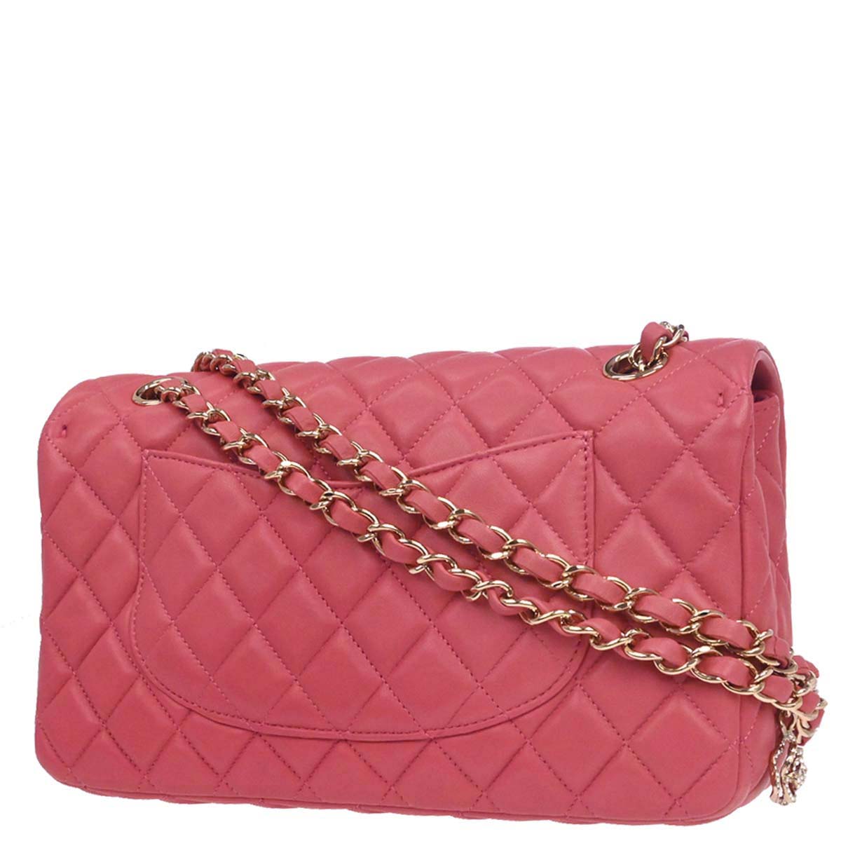 Chanel Pink Lambskin Valentine Shoulder Bag