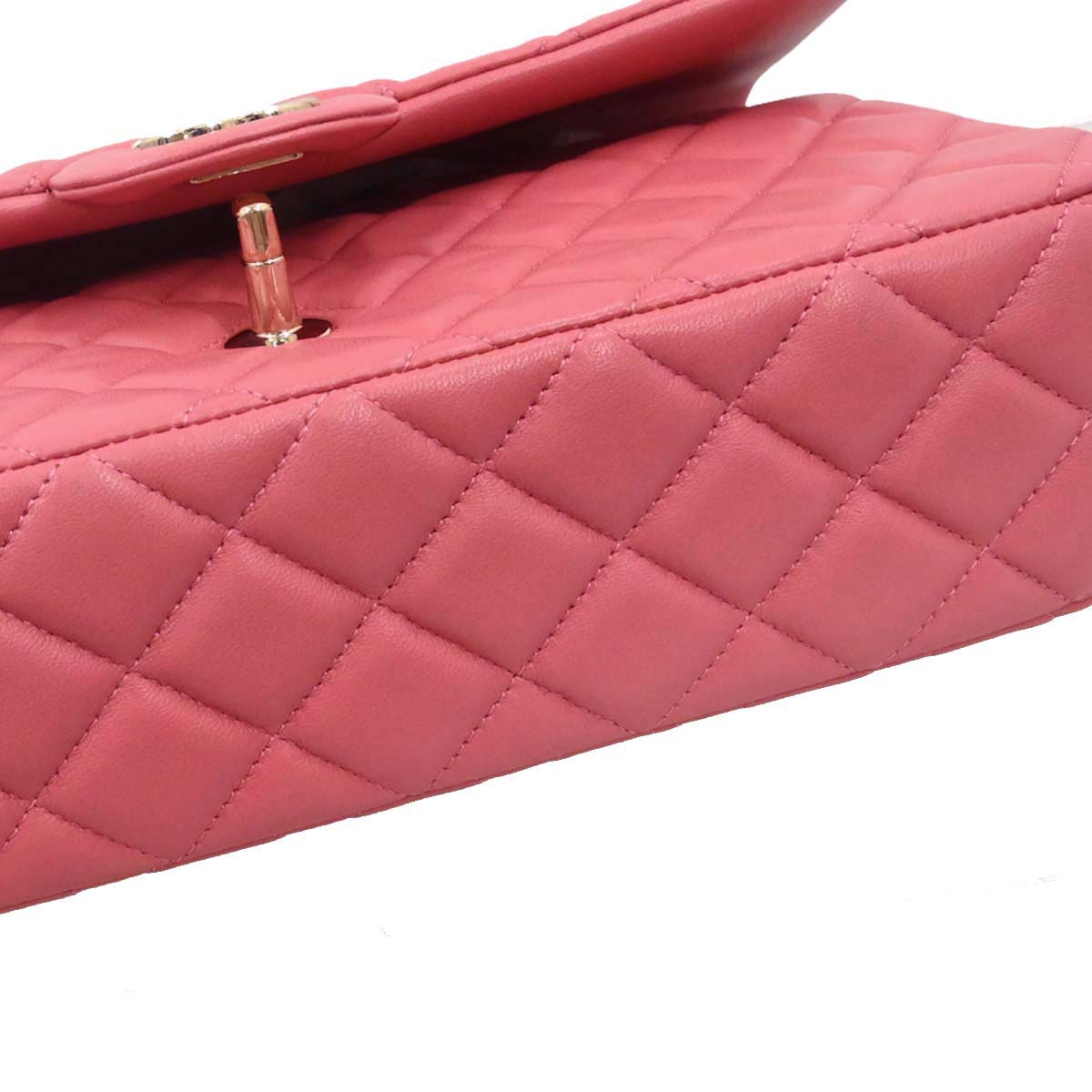 Chanel Pink Lambskin Valentine Shoulder Bag