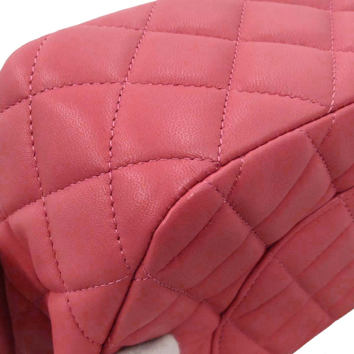 Chanel Pink Lambskin Valentine Shoulder Bag