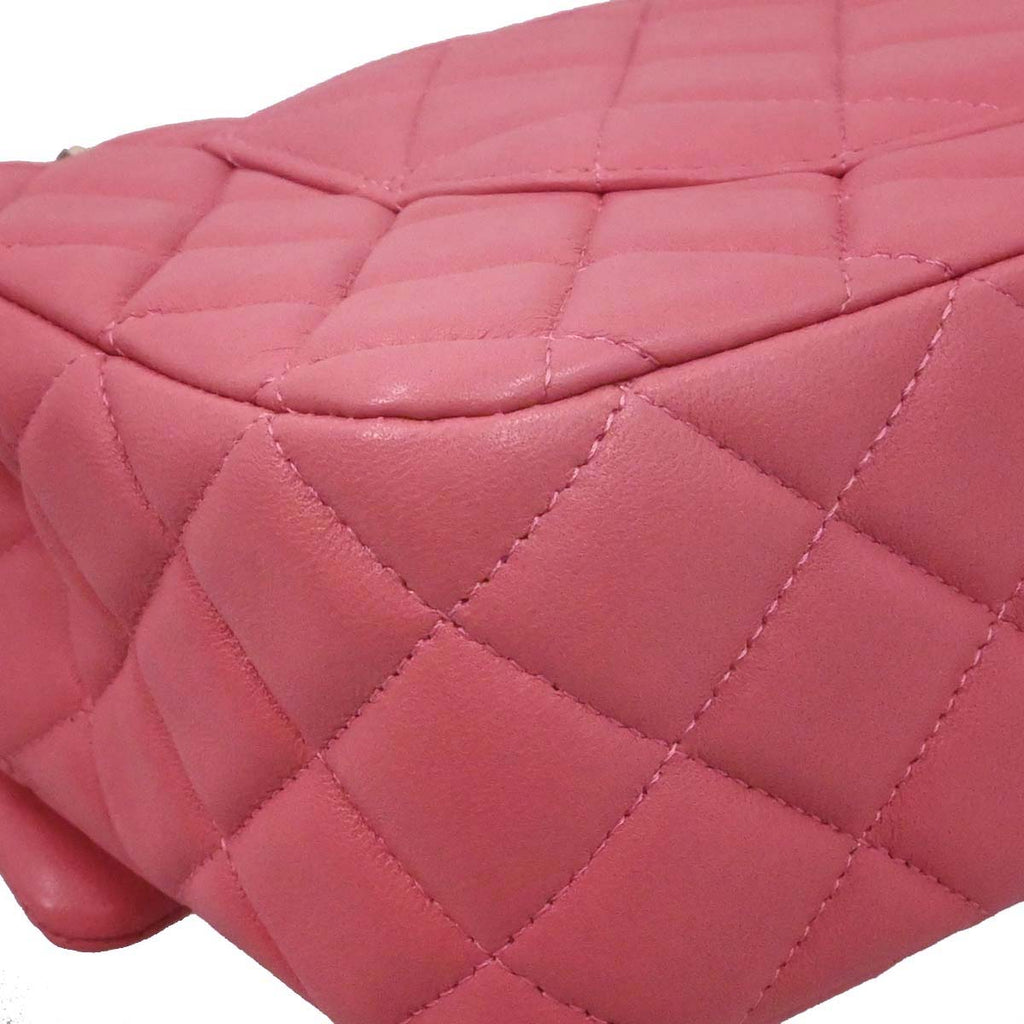 Chanel Pink Lambskin Valentine Shoulder Bag