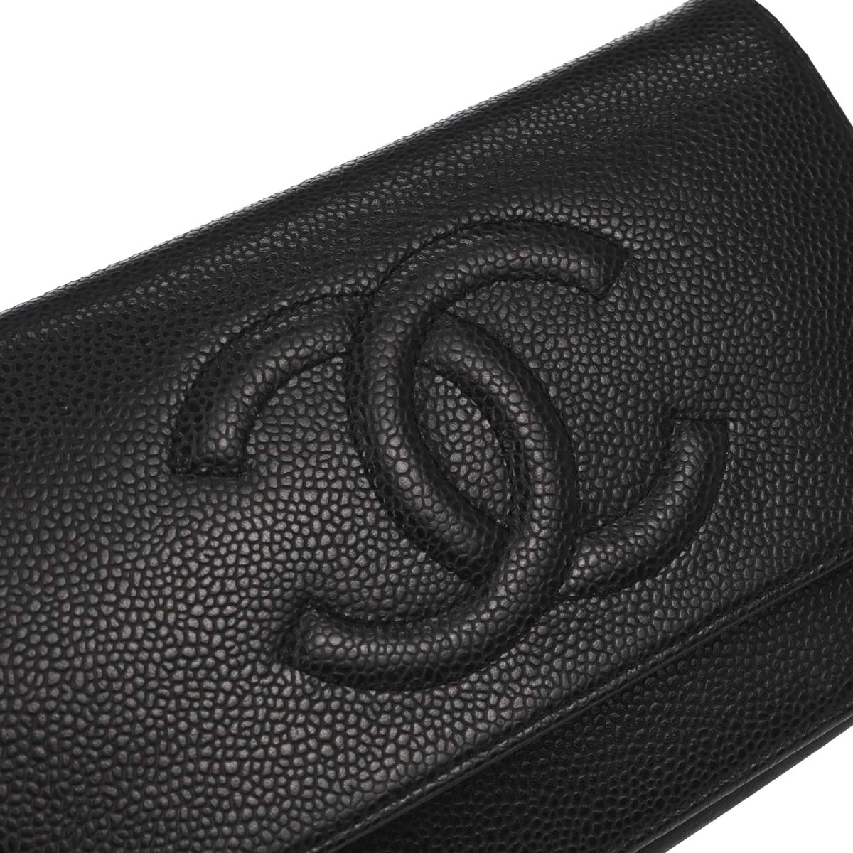 Chanel Black Caviar Timeless WOC Wallet on Chain Shoulder Bag