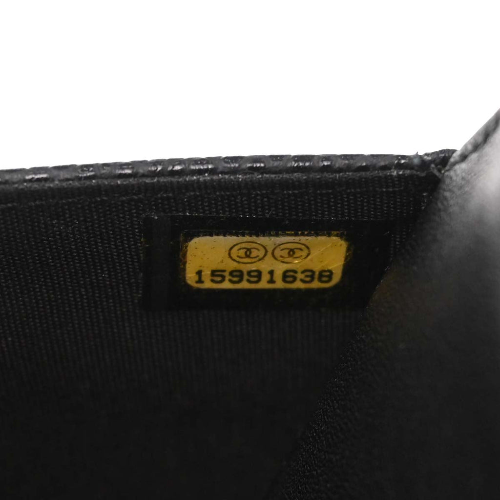 Chanel Black Caviar Timeless WOC Wallet on Chain Shoulder Bag
