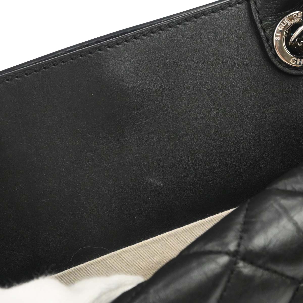 Chanel 2012-2013 Black Calfskin Bi-Coco Tote 2way Chain Handbag