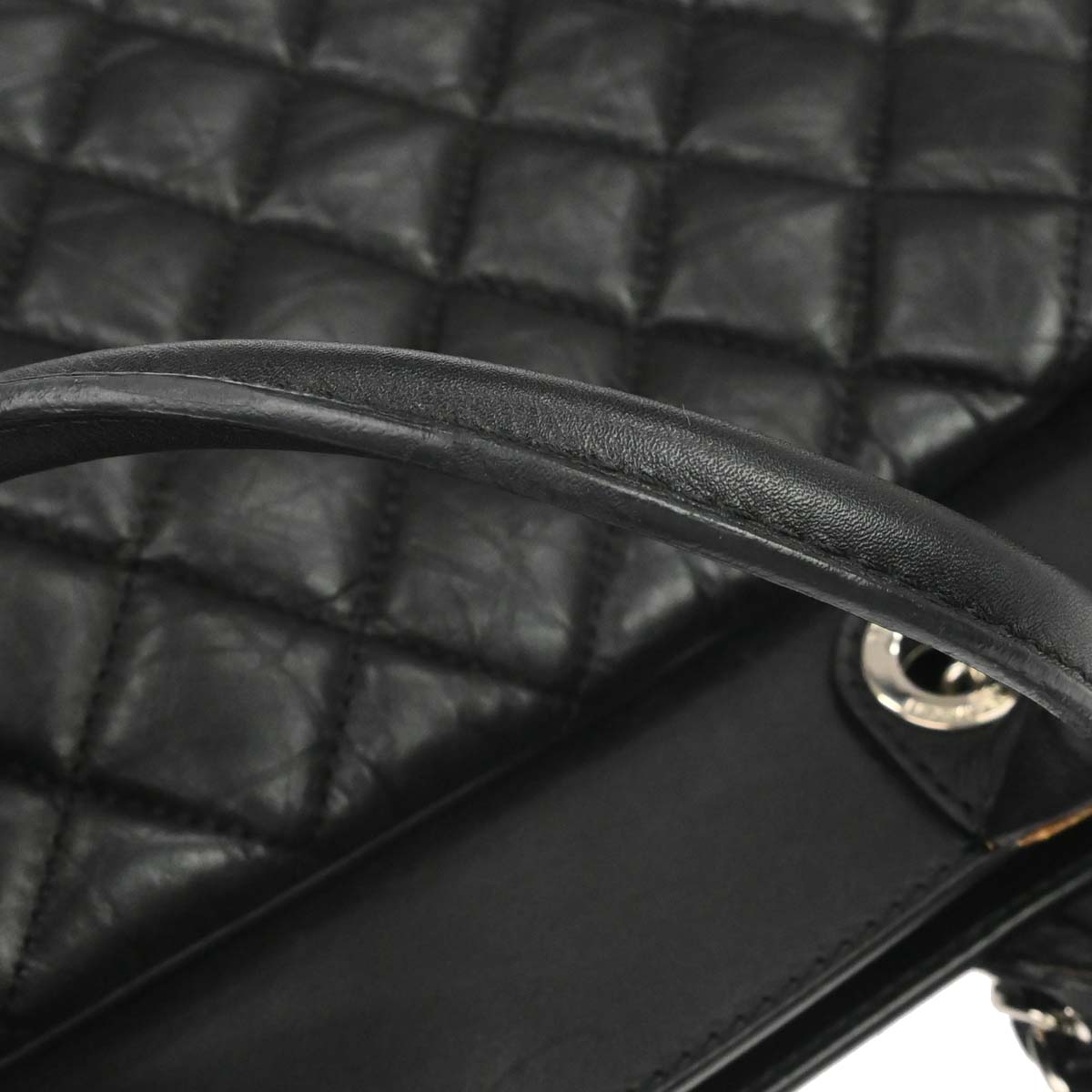 Chanel 2012-2013 Black Calfskin Bi-Coco Tote 2way Chain Handbag