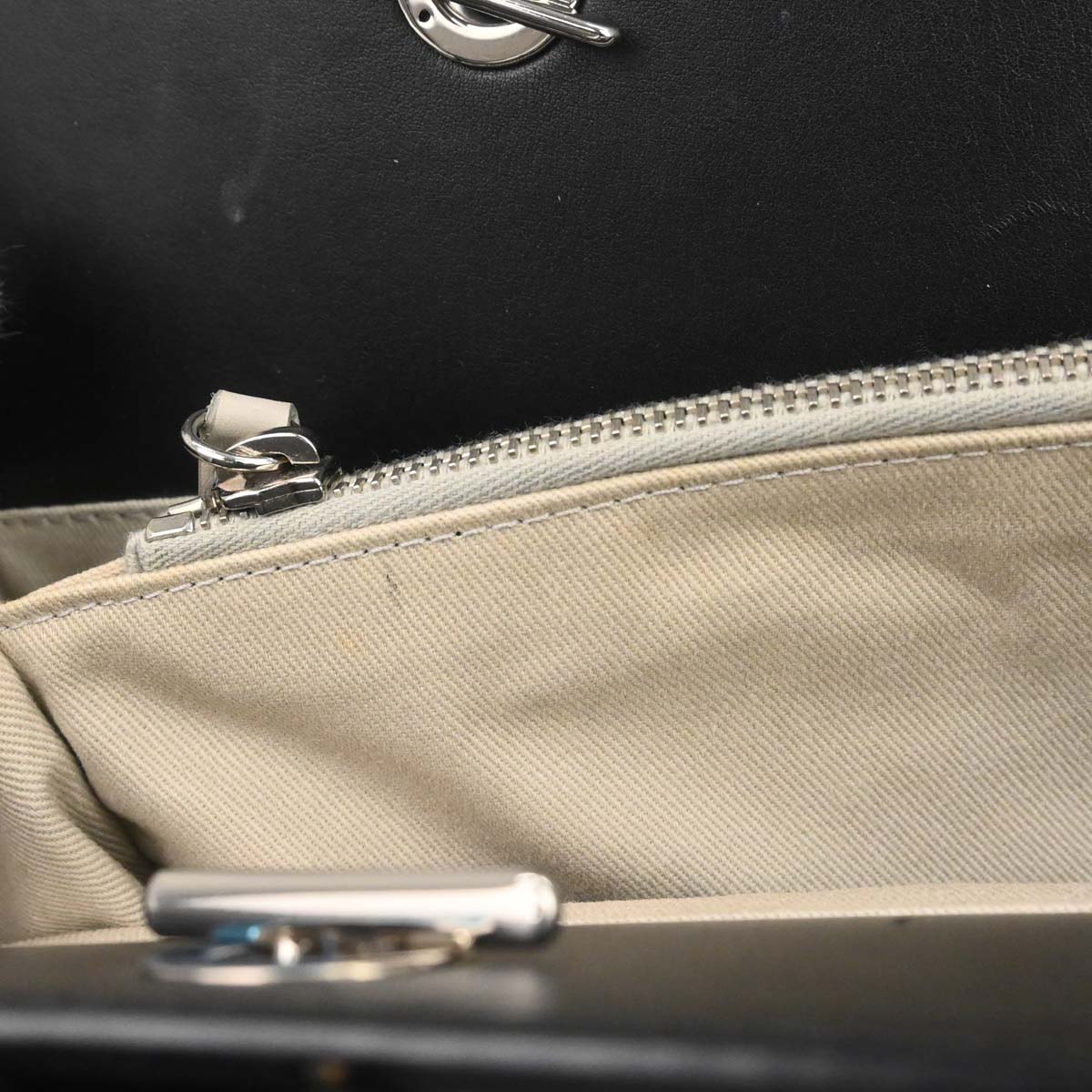 Chanel 2012-2013 Black Calfskin Bi-Coco Tote 2way Chain Handbag