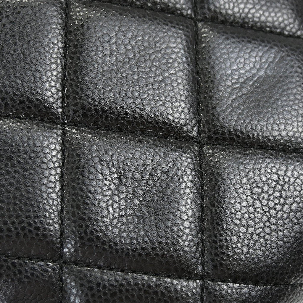 Chanel Black Caviar Skin Timeless CC Chain Tote Bag