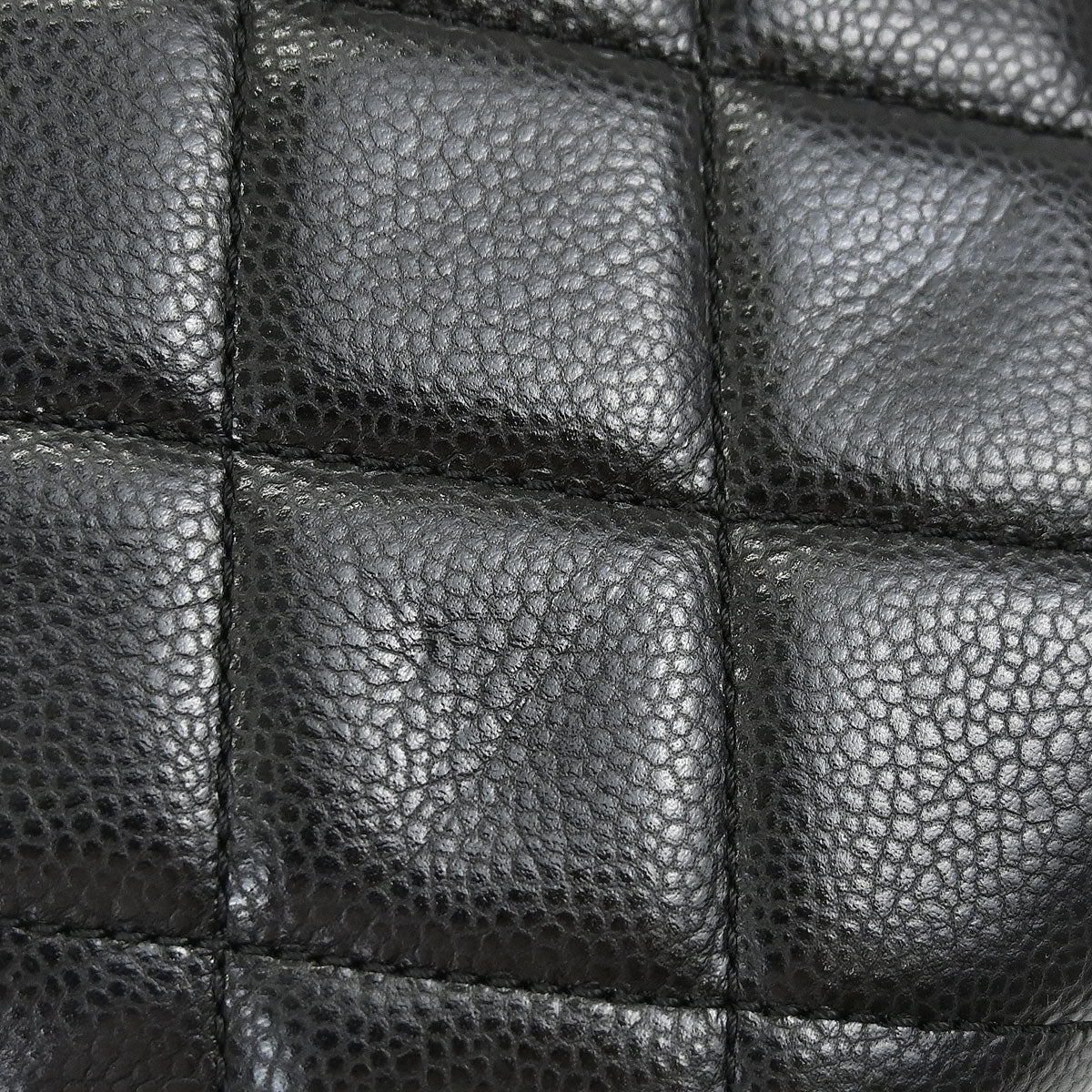 Chanel Black Caviar Skin Timeless CC Chain Tote Bag