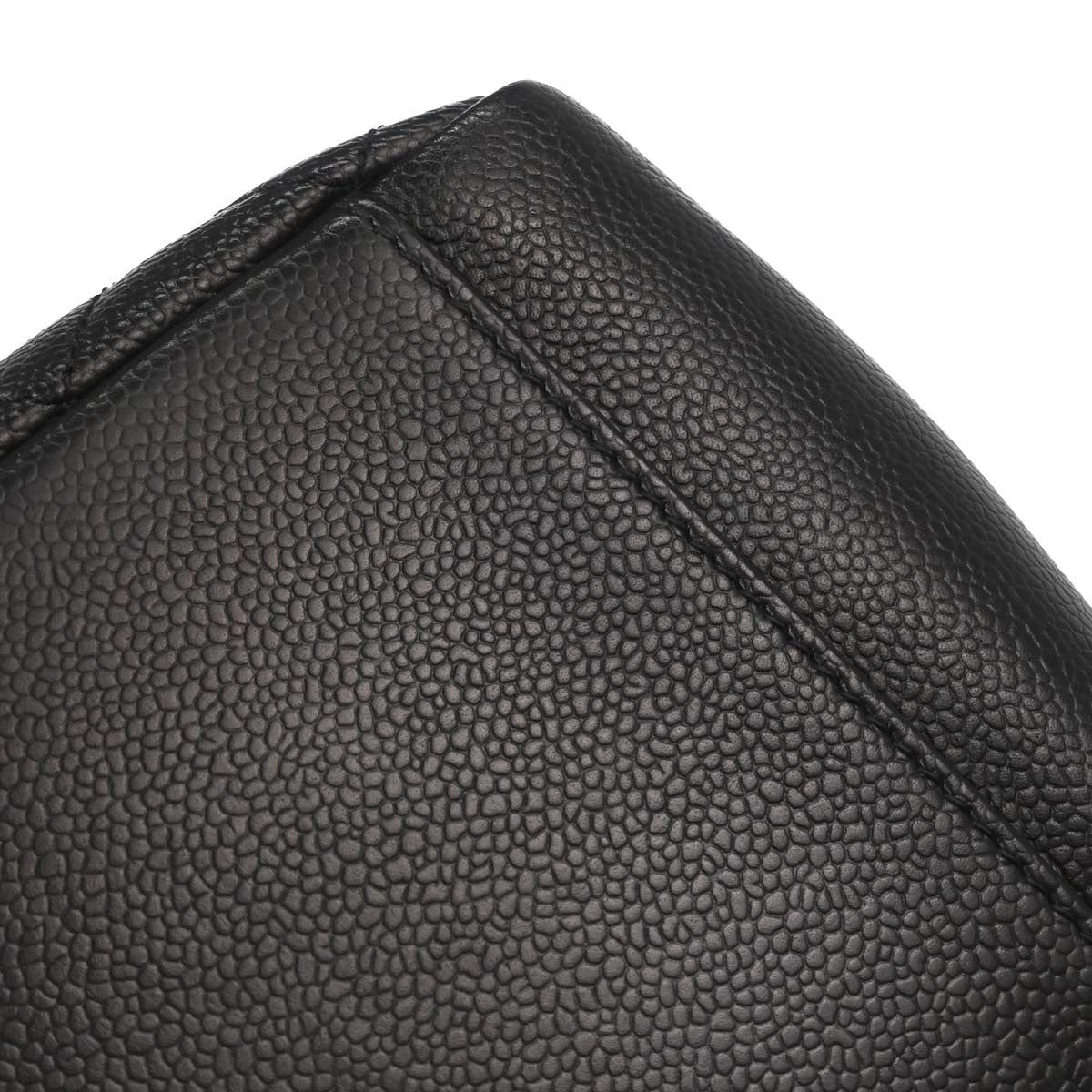 Chanel 2013-2014 Black Caviar Grand Shopping Tote GST Chain Handbag