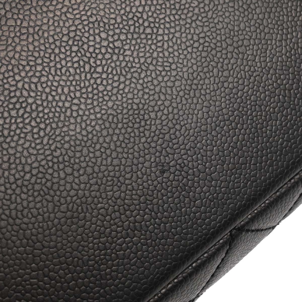 Chanel 2013-2014 Black Caviar Grand Shopping Tote GST Chain Handbag