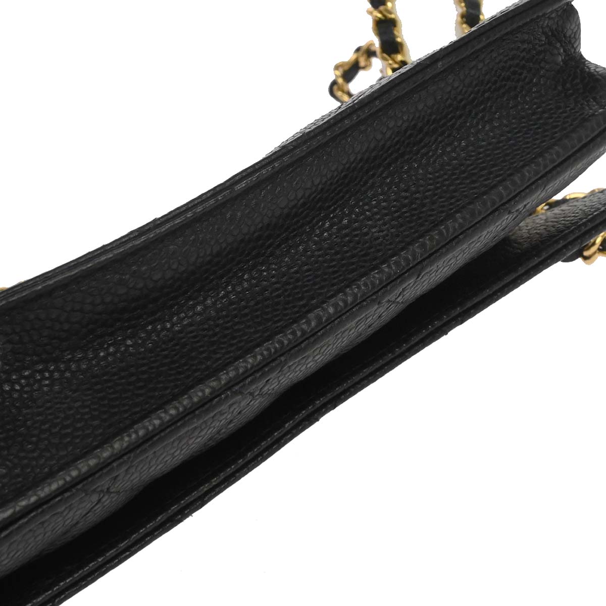 Chanel Black Caviar Classic WOC Wallet on Chain Bag