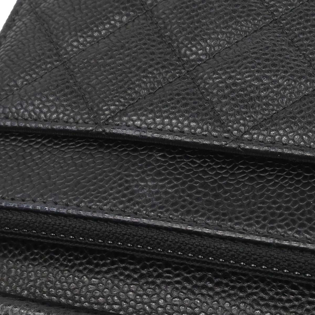 Chanel Black Caviar Classic WOC Wallet on Chain Bag