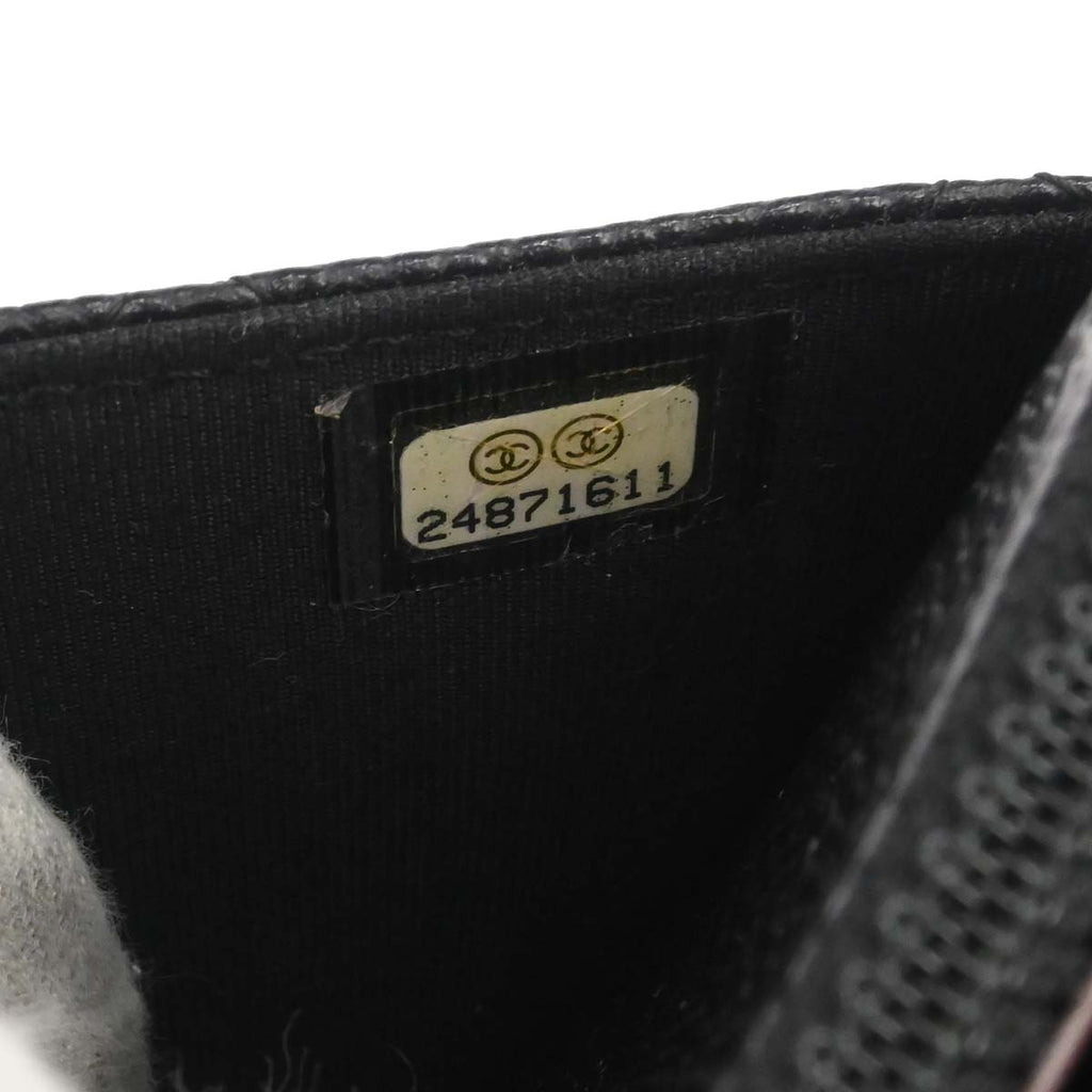 Chanel Black Caviar Classic WOC Wallet on Chain Bag