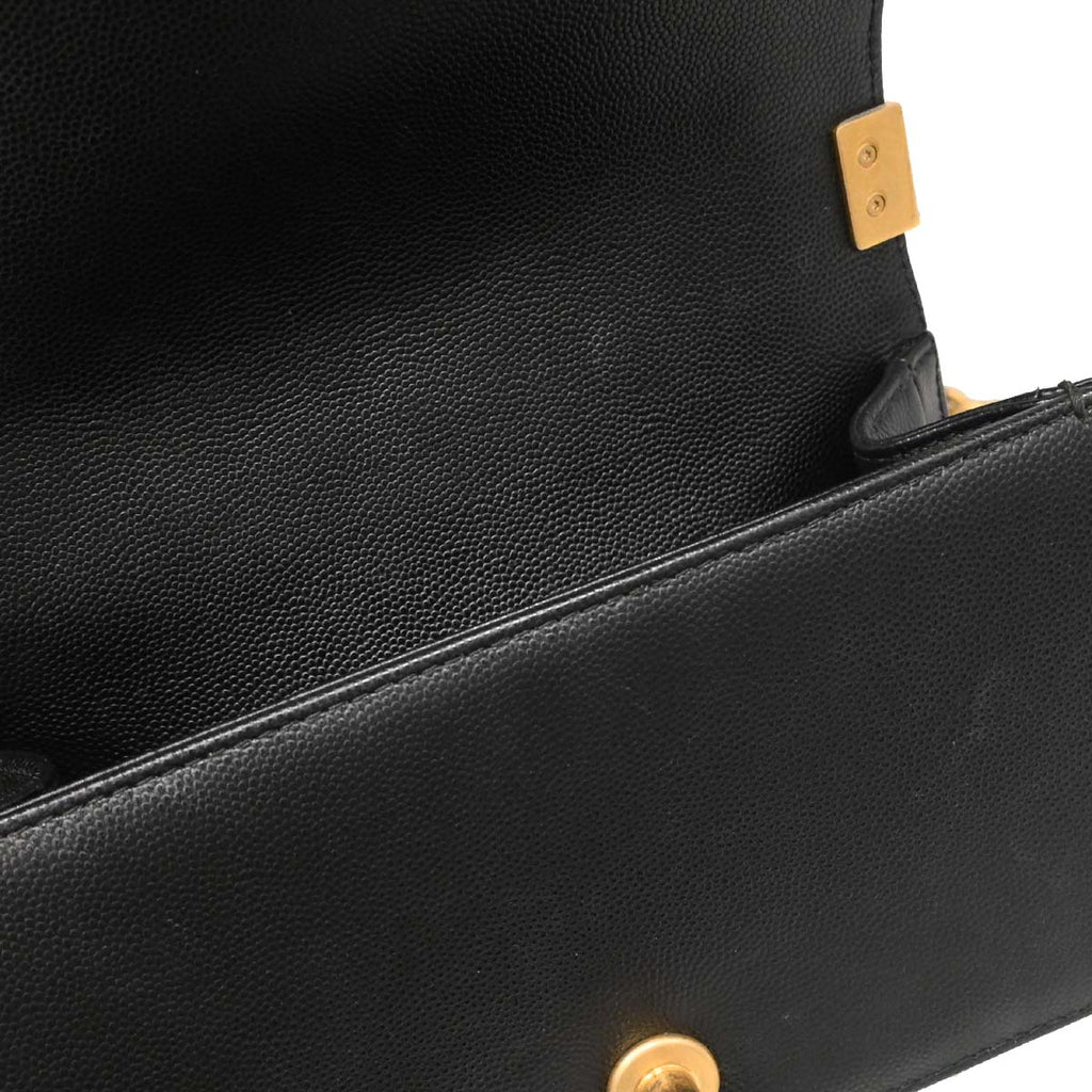 Boy Chanel Black Caviar Small Chain Shoulder Bag