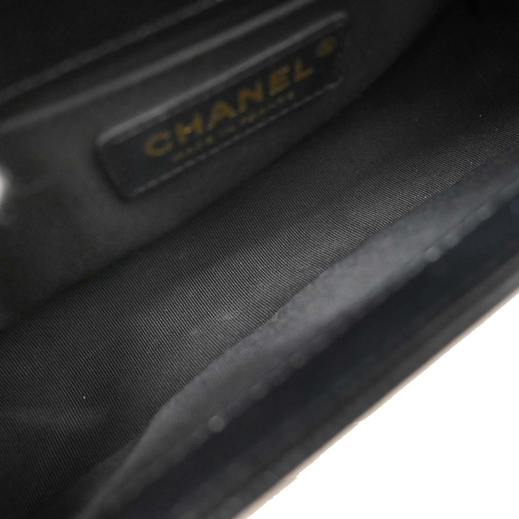 Boy Chanel Black Caviar Small Chain Shoulder Bag
