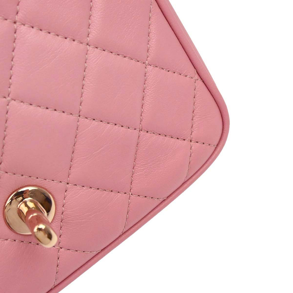 Chanel Pink Calfskin Citizen Chic 2way Shoulder Handbag