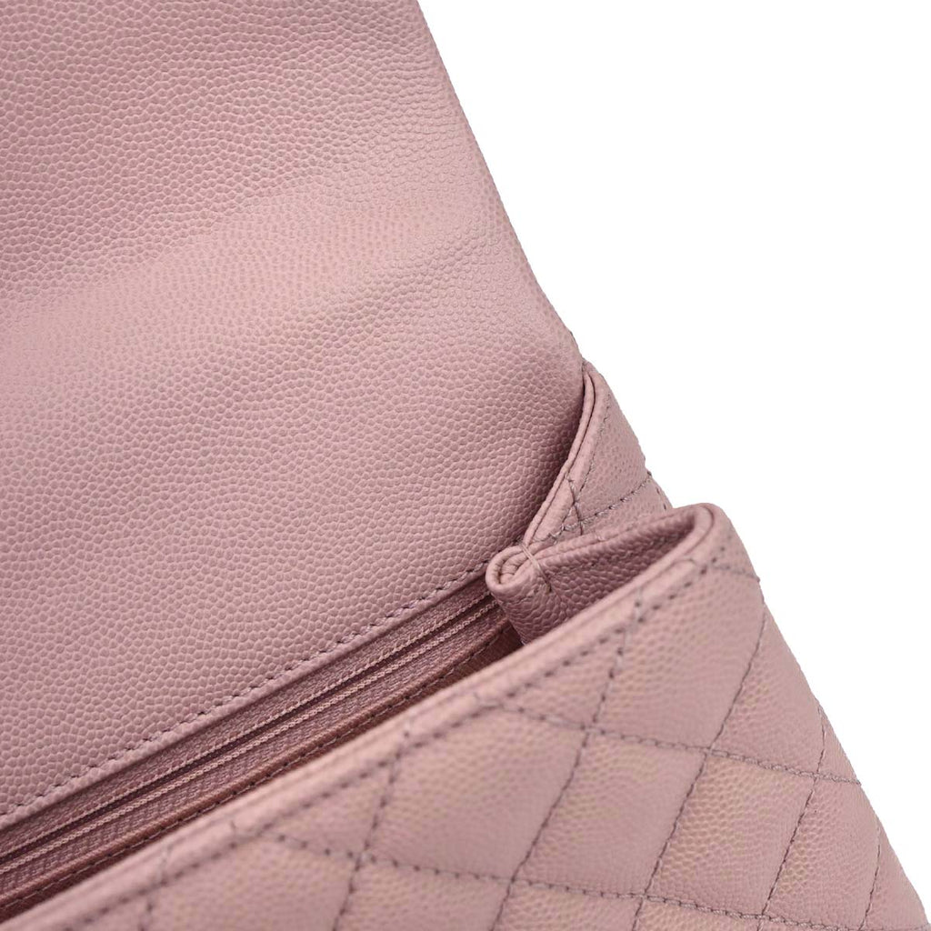 Chanel Pink Caviar Coco Handle 2way Shoulder Handbag