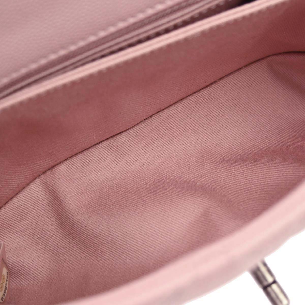 Chanel Pink Caviar Coco Handle 2way Shoulder Handbag