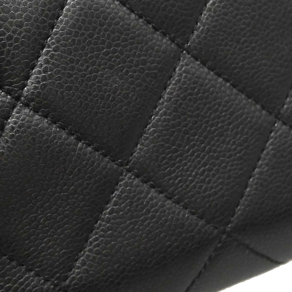 Chanel 2012-2013 Black Caviar Timeless CC Chain Tote Bag