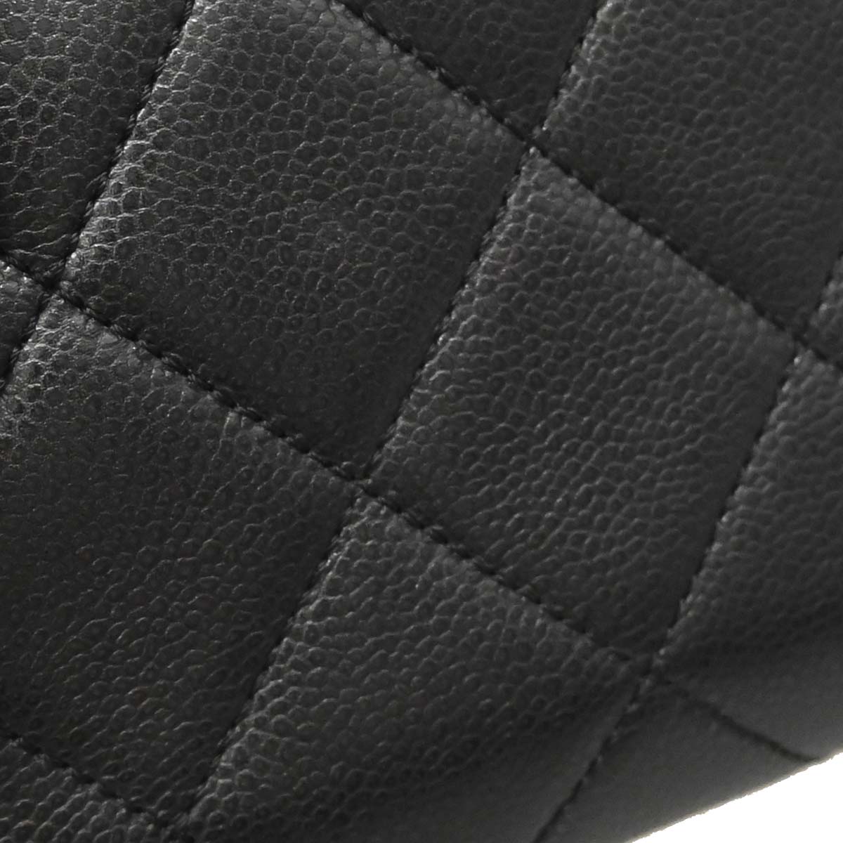 Chanel 2012-2013 Black Caviar Timeless CC Chain Tote Bag