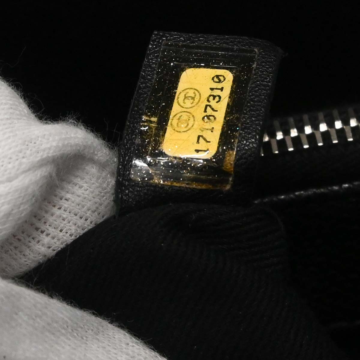 Chanel 2012-2013 Black Caviar Timeless CC Chain Tote Bag