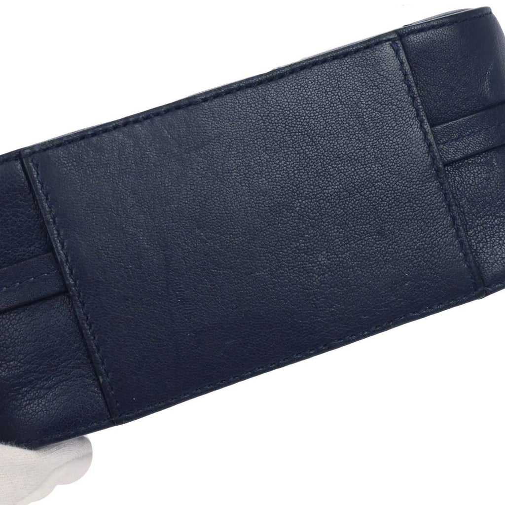 Chanel Navy Lambskin CC Mini Box Camera Bag Shoulder Bag