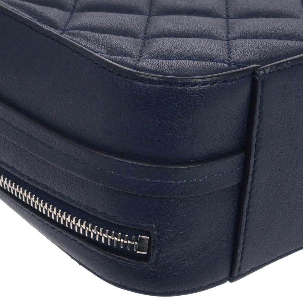 Chanel Navy Lambskin CC Mini Box Camera Bag Shoulder Bag