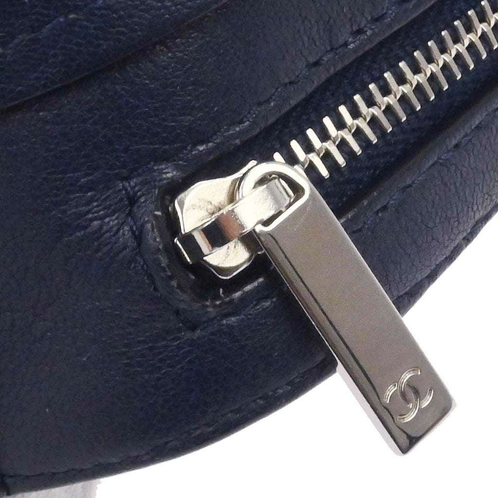 Chanel Navy Lambskin CC Mini Box Camera Bag Shoulder Bag