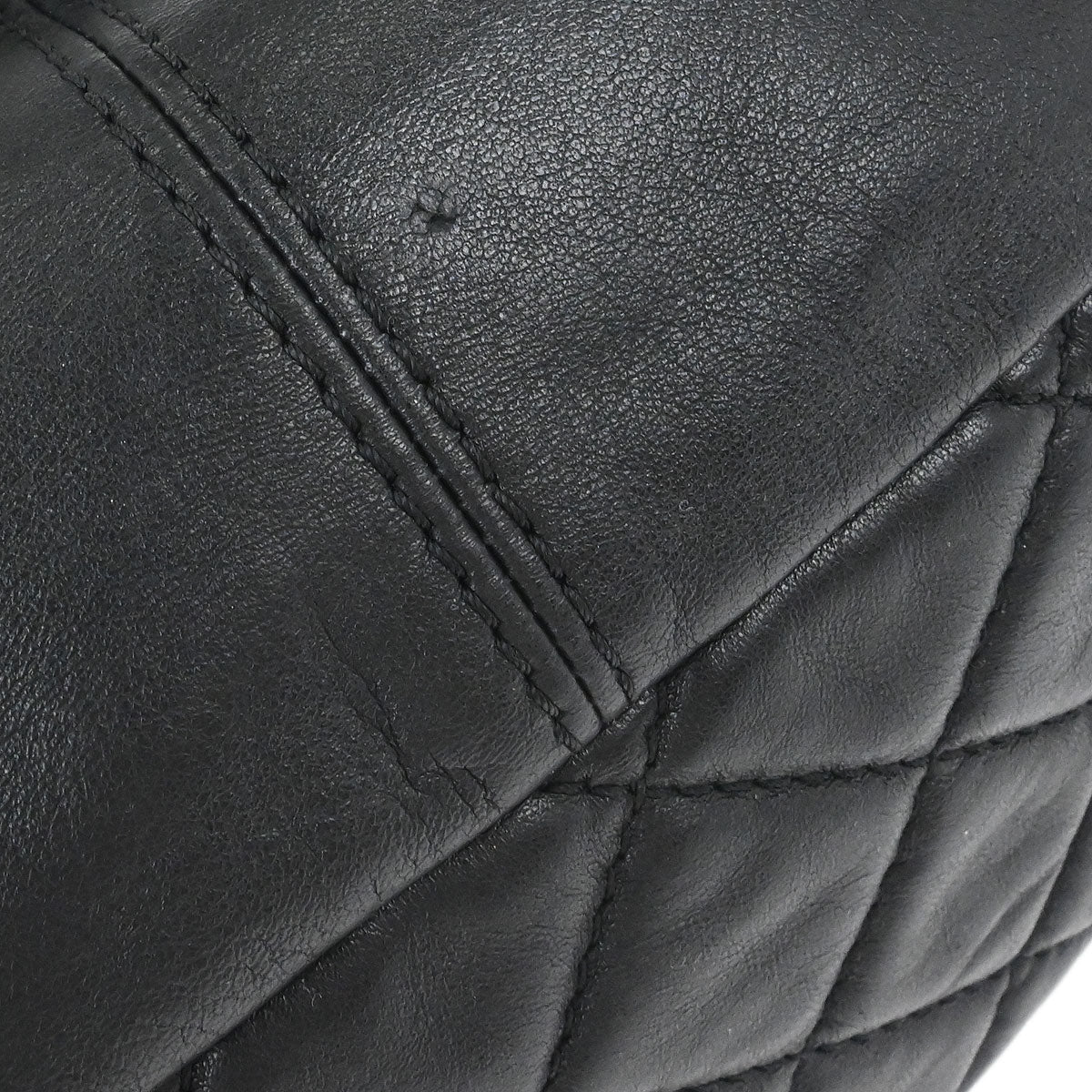 Chanel 2012-2013 Black Lambskin Trianon Flap Shoulder Bag