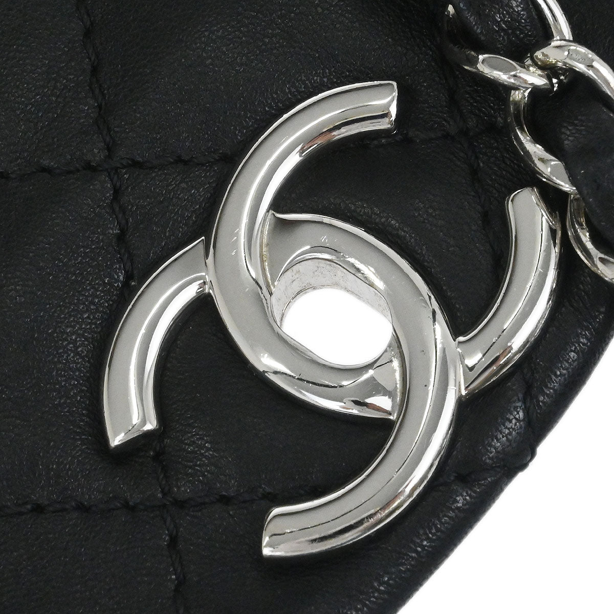 Chanel 2012-2013 Black Lambskin Trianon Flap Shoulder Bag
