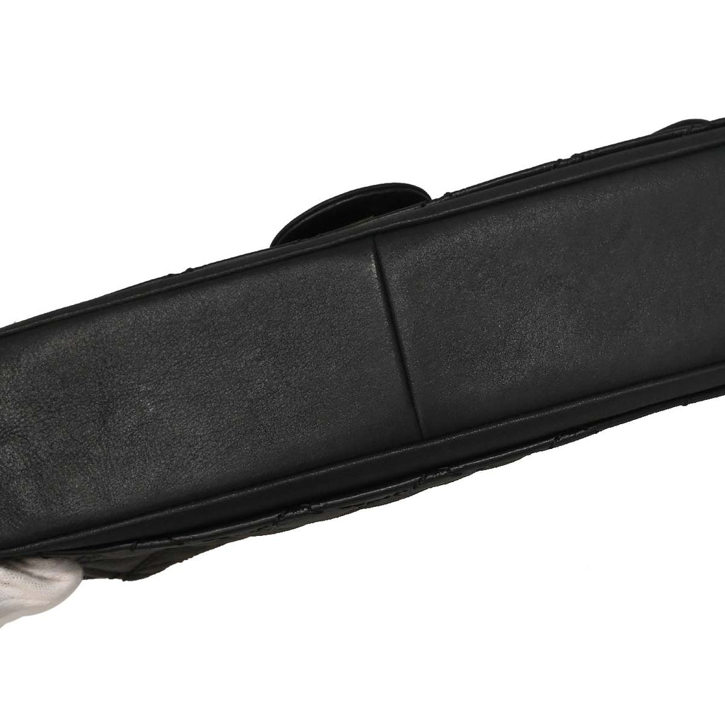 Chanel Black Calfskin Shoulder Bag