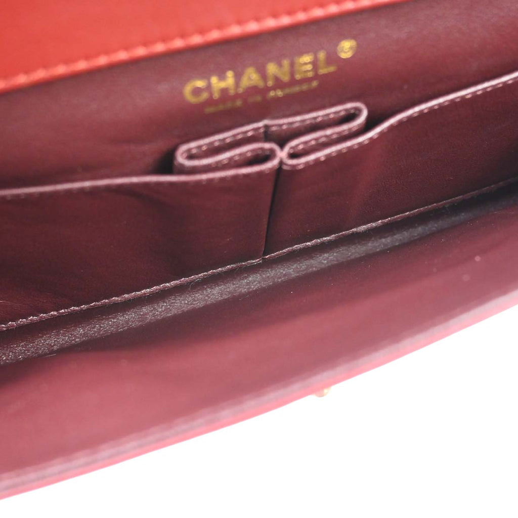 Chanel Black Lambskin Gabrielle Menu Clutch Handbag