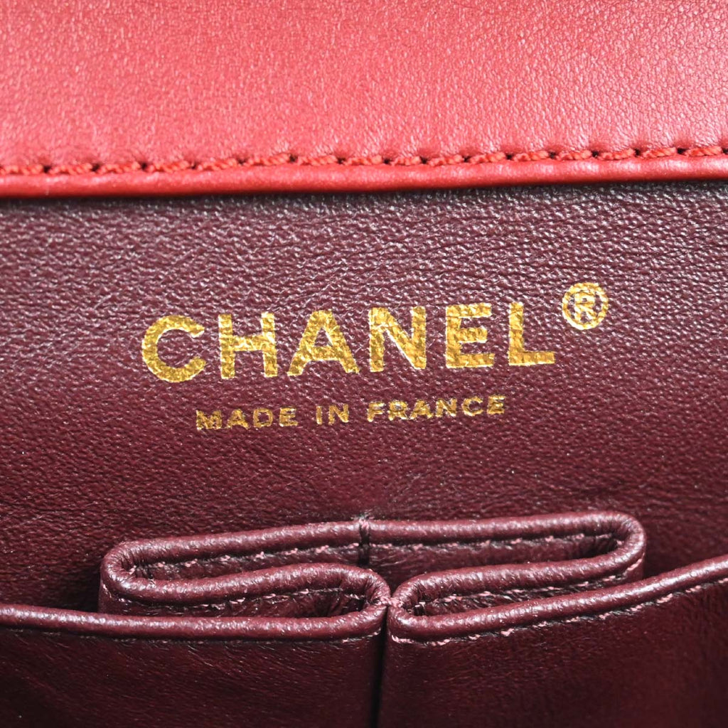 Chanel Black Lambskin Gabrielle Menu Clutch Handbag