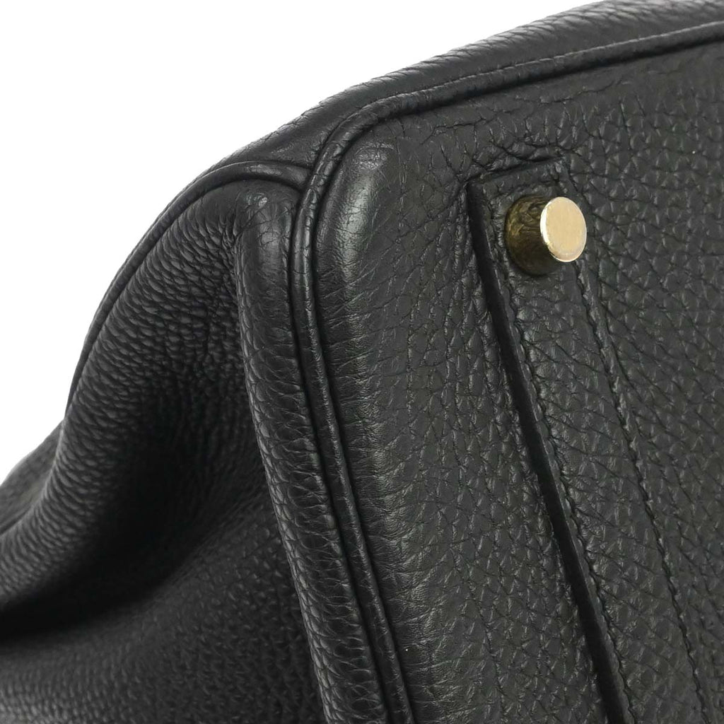 Hermes Black Togo Birkin 35 Handbag