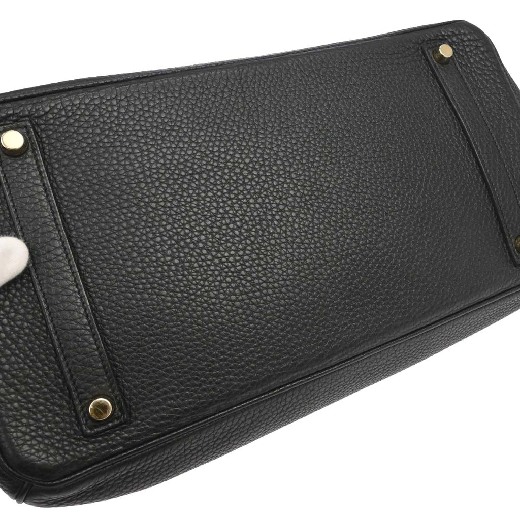 Hermes Black Togo Birkin 35 Handbag