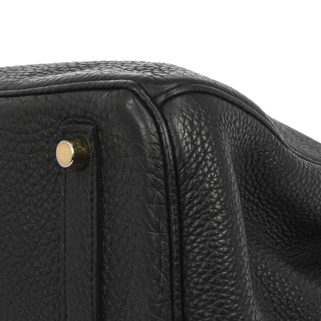 Hermes Black Togo Birkin 35 Handbag