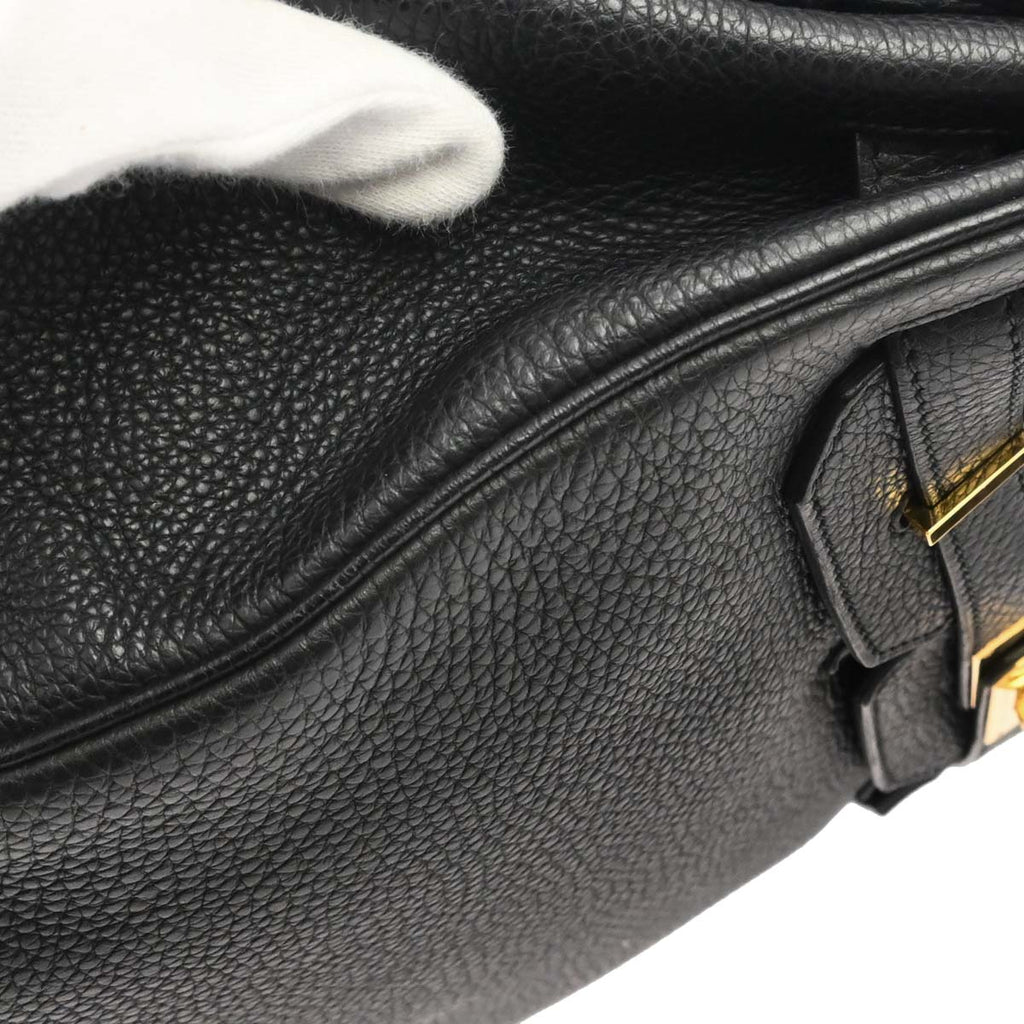 Hermes Black Togo Birkin 35 Handbag
