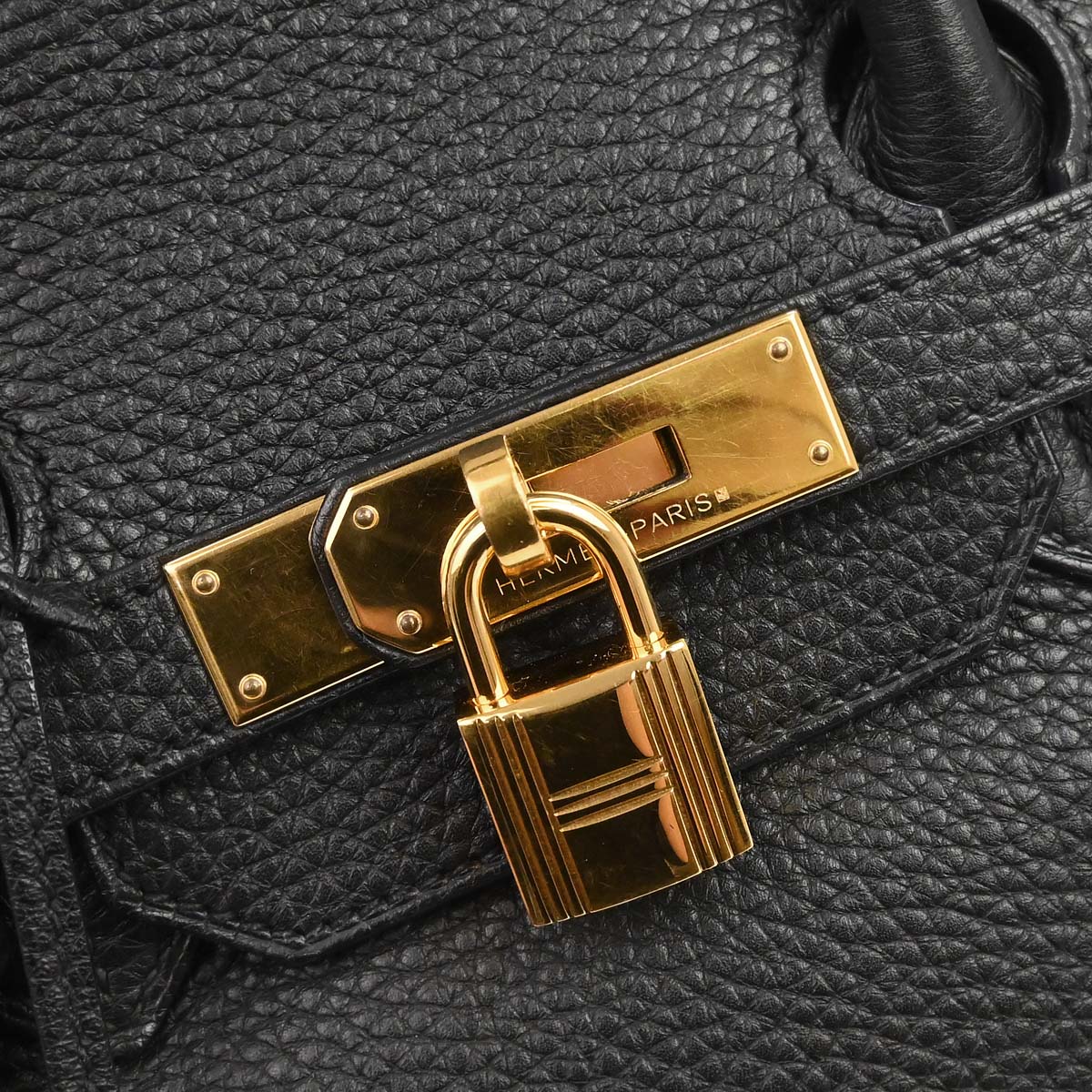 Hermes Black Togo Birkin 35 Handbag
