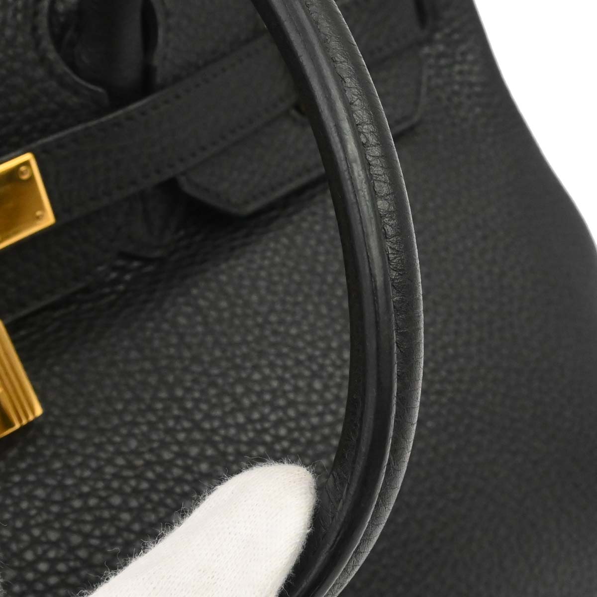 Hermes Black Togo Birkin 35 Handbag
