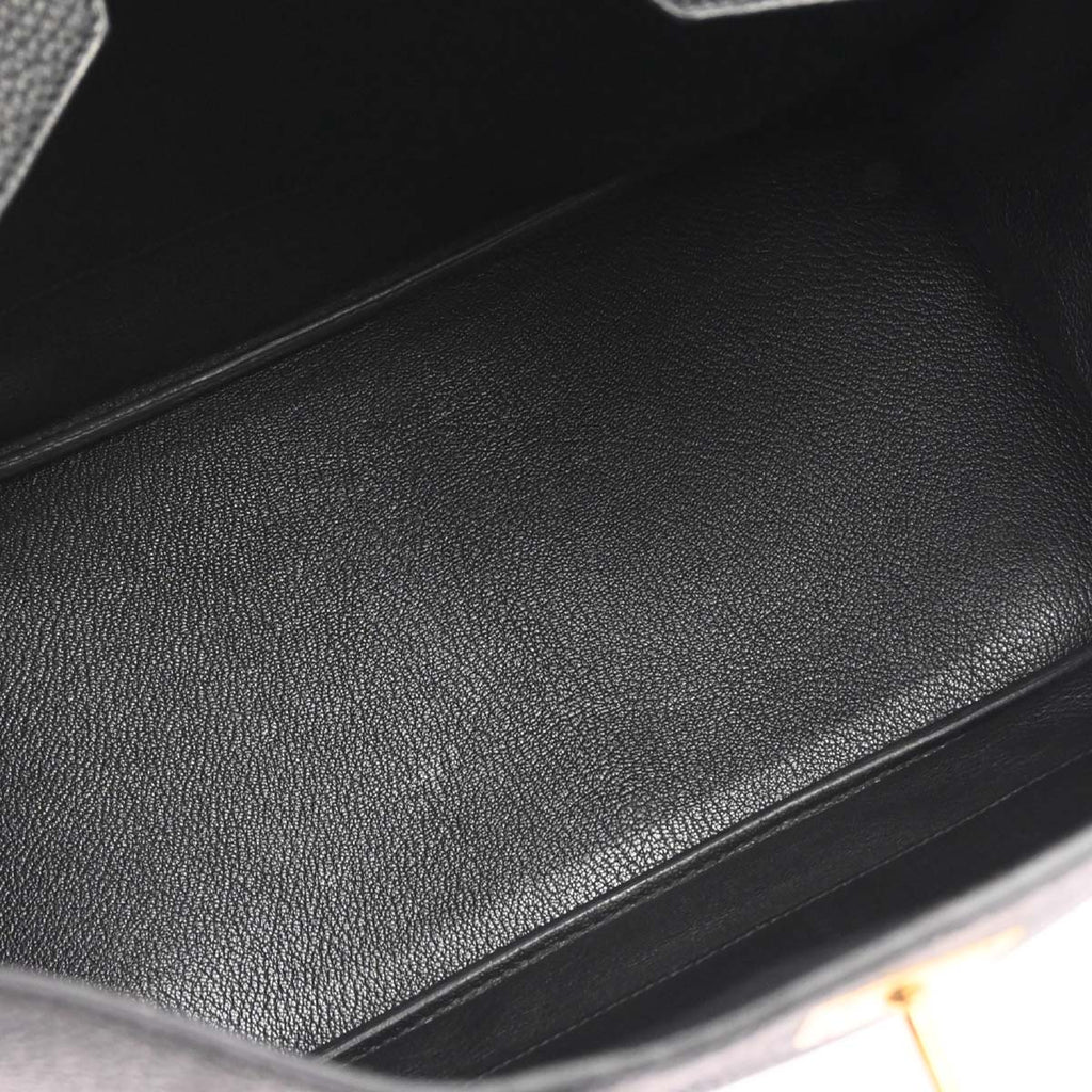 Hermes Black Togo Birkin 35 Handbag