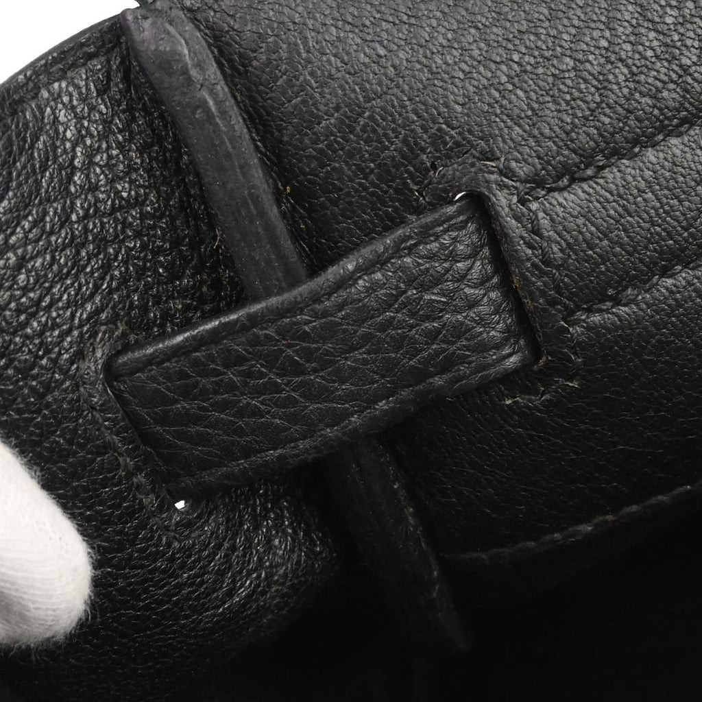 Hermes Black Togo Birkin 35 Handbag